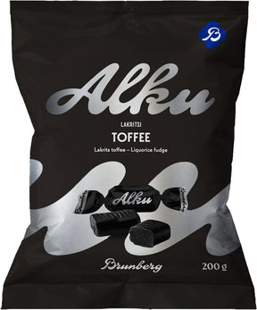 Brunberg Alku Liquorice Fudge 200g, 10-Pack - Scandinavian Goods