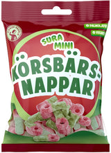 Candy People Sura Mini Körsbärsnappar 70g - Scandinavian Goods