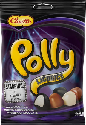 Cloetta Polly Licorice 100g - Scandinavian Goods