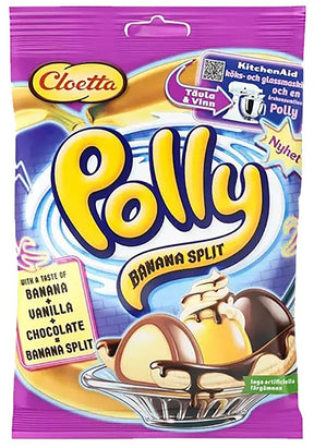 Cloetta Polly Banana Split 350g, 6-Pack - Scandinavian Goods