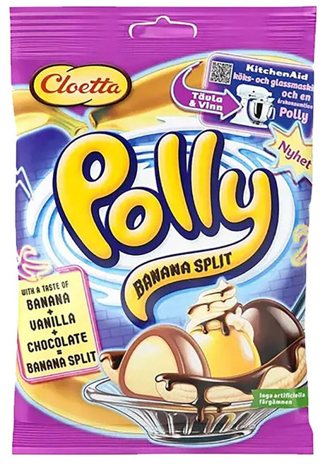 Cloetta Polly Banana Split 350g - Scandinavian Goods