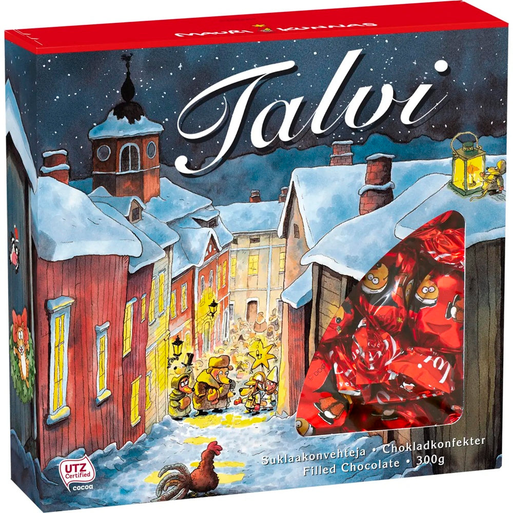 Cloetta Talvi Chocolates 300g, 12-Pack | Finnish Sweets
