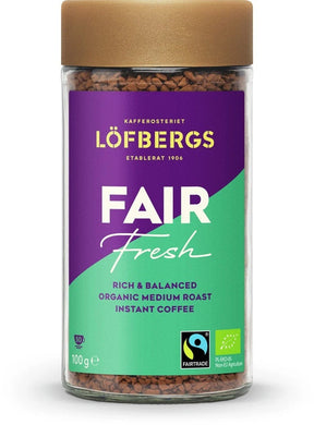Fair Fresh Instant Coffee 100g, 6-Pack - Scandinavian Goods