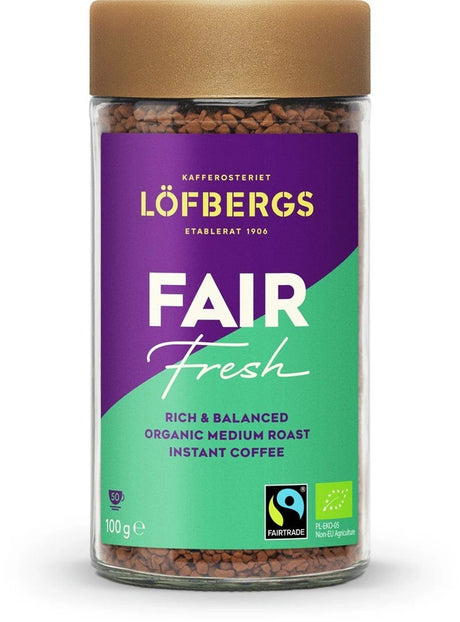 Fair Fresh Instant Coffee 100g, 6-Pack - Scandinavian Goods