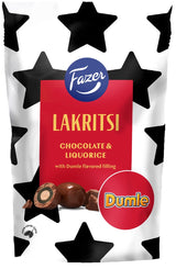 Fazer Lakritsi Choco Dumle 135g, 21-Pack - Scandinavian Goods