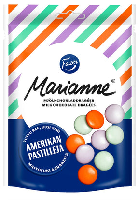Fazer Marianne Milk Chocolate Dragée 150g, 21-Pack - Scandinavian Goods