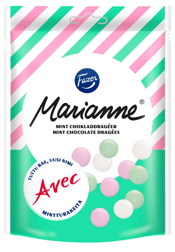 Fazer Marianne Mint Chocolate Dragée 150g - Scandinavian Goods