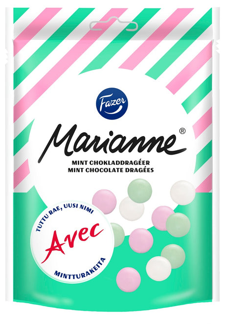 Fazer Marianne Mint Chocolate Dragée 150g - Scandinavian Goods