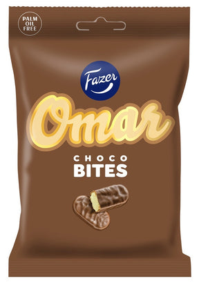 Fazer Omar Choco Bites 120g, 24-Pack - Scandinavian Goods