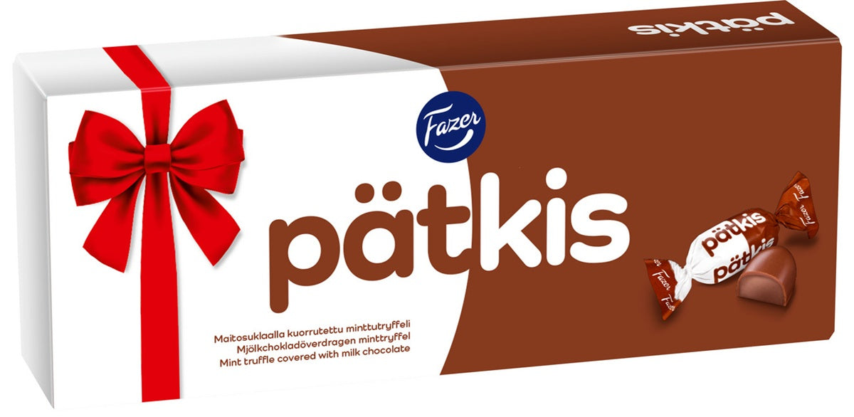 Fazer Pätkis Chocolate Candy 295g, 12-Pack - Scandinavian Goods