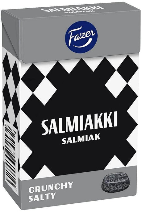 Fazer Salmiakki Crunchy Salty 38g, 20-Pack - Scandinavian Goods