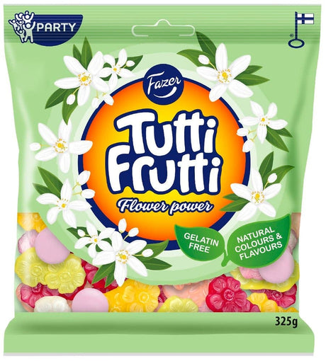 Fazer Tutti Frutti Flower Power 325g, 7-Pack - Scandinavian Goods