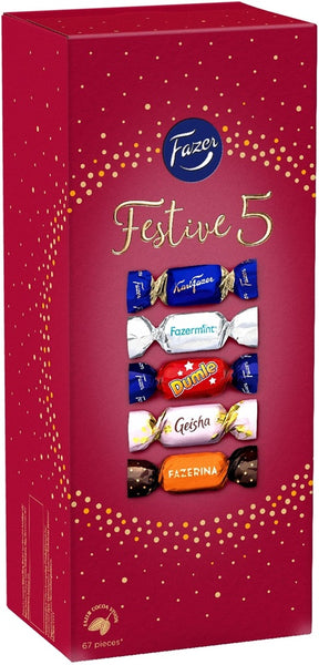 Fazer Festive Five Chocolates 500g - Scandinavian Goods