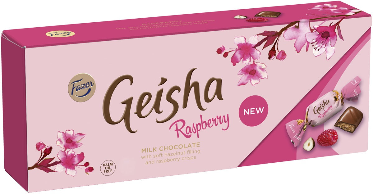 Fazer Geisha Raspberry Chocolate Praline 250g - Scandinavian Goods