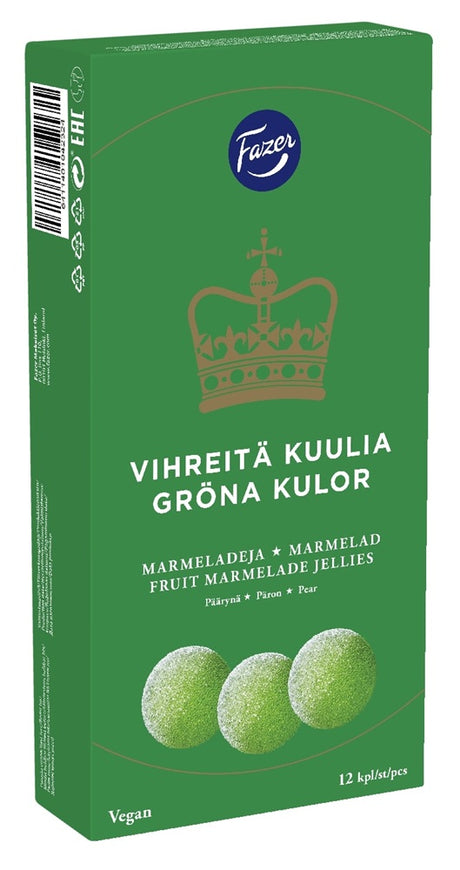 Fazer Green Jellies 260g, 14-Pack - Scandinavian Goods