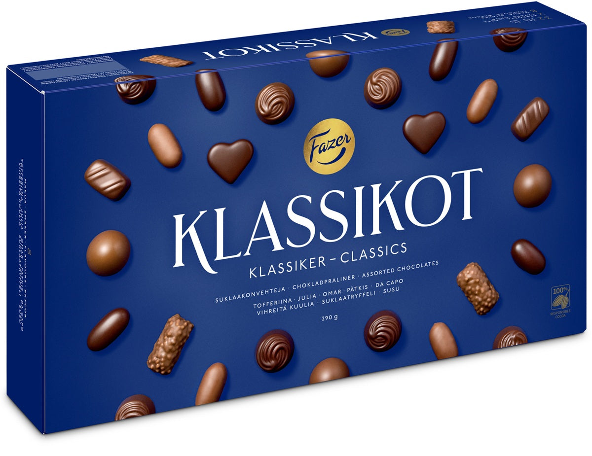 Fazer Klassikot Assorted Pralines 260g - Scandinavian Goods