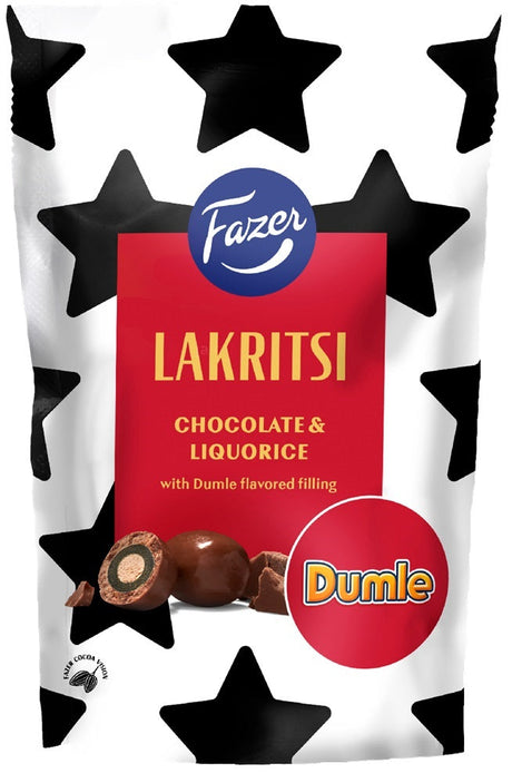 Fazer Lakritsi Choco Dumle 135g - Scandinavian Goods