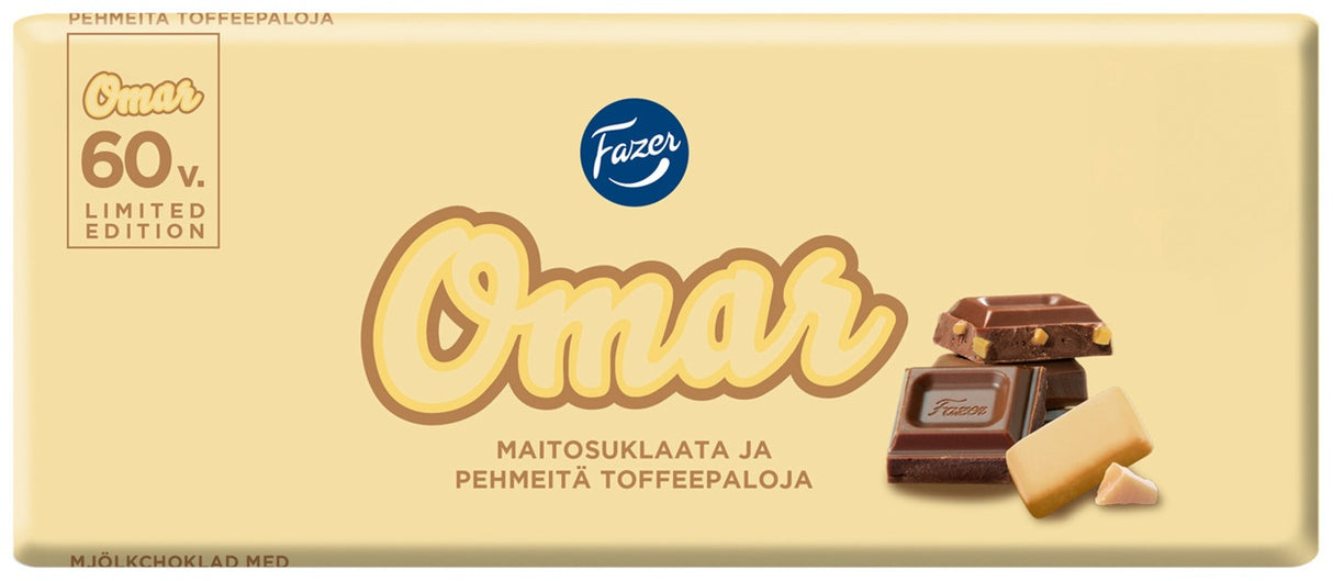 Fazer Omar Chocolate Bar 180g - Scandinavian Goods