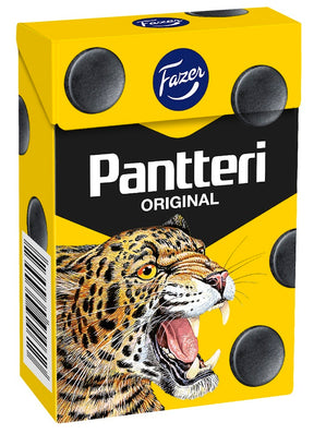 Fazer Pantteri Licorice Pastilles 70g, 16-Pack - Scandinavian Goods