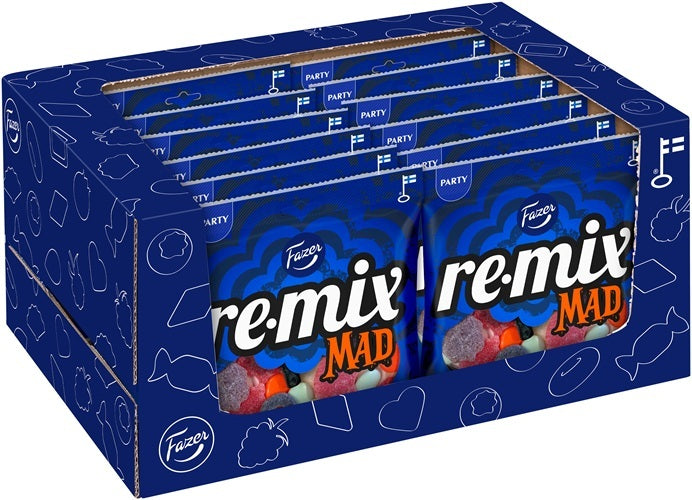Fazer Remix Mad Candy 300g, 12-Pack | Finnish Assorted Sweets