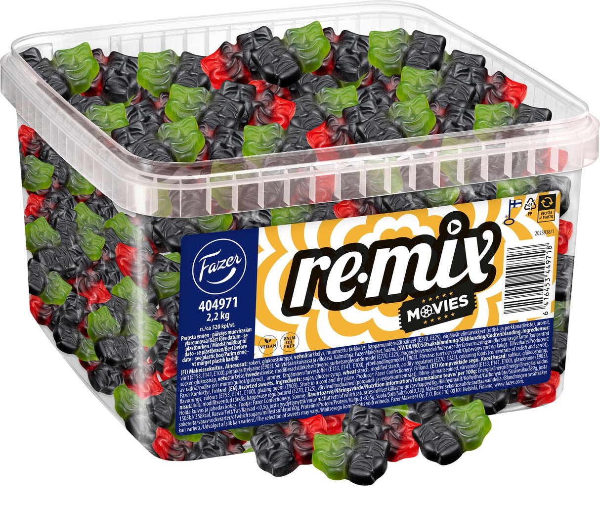 Fazer Remix Movies Candy 2,2 kg - Scandinavian Goods