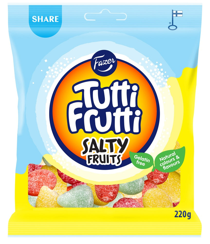 Fazer Tutti Frutti Salty Fruits 220g - Scandinavian Goods