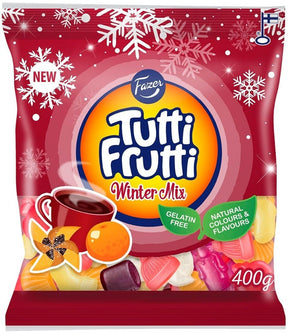 Fazer Tutti Frutti Winter Mix 400g, 12-Pack - Scandinavian Goods