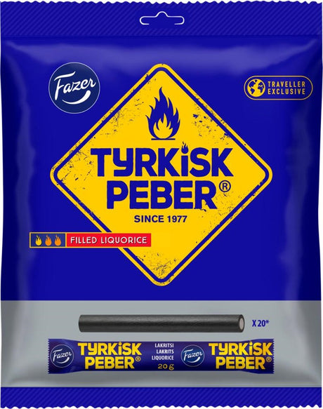 Fazer Tyrkisk Peber Liquorice Sticks 420g - Scandinavian Goods