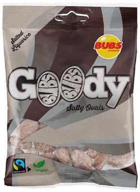 Goody Salted Liquorice 90g, 24-Pack - Scandinavian Goods