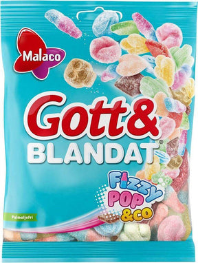 Gott & Blandat Fizzy Pop Mix 170g, 14-Pack - Scandinavian Goods
