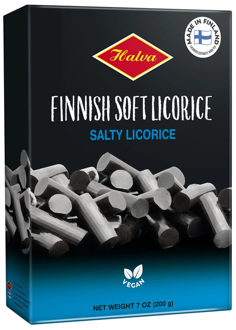 Halva Finnish Soft Salty Licorice 200g - Scandinavian Goods