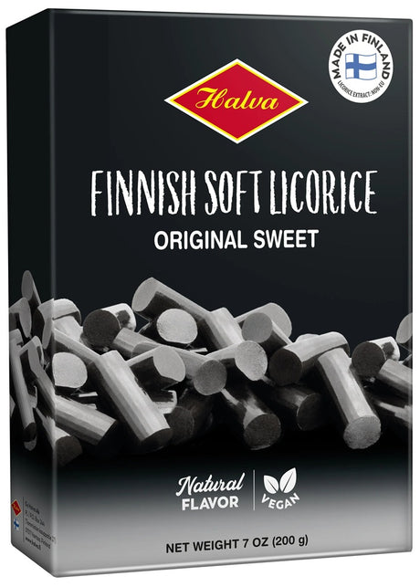Halva Finnish Soft Sweet Licorice 200g - Scandinavian Goods
