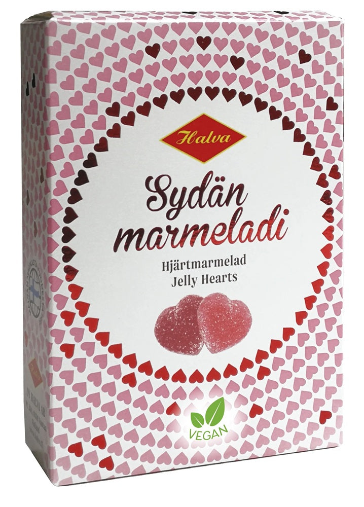 Halva Jelly Hearts 200g - Scandinavian Goods