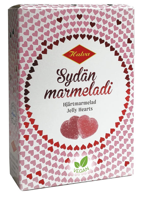 Halva Jelly Hearts 200g, 10-Pack - Scandinavian Goods