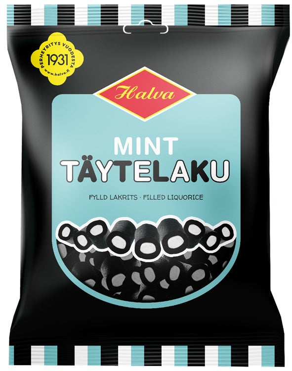Halva Mint Filled Licorice 200g - Scandinavian Goods
