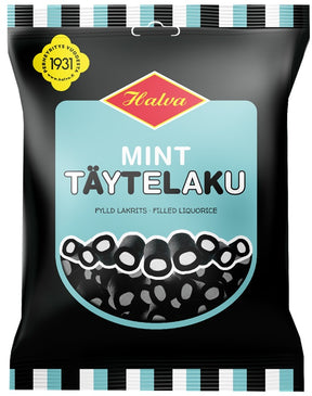 Halva Mint Filled Licorice 200g - Scandinavian Goods