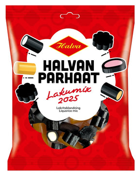 Halva´s Best Licorice Mix 350g, 18-Pack - Scandinavian Goods 
