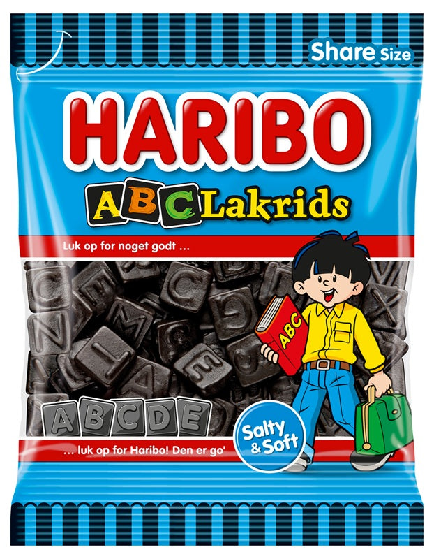 Haribo ABC Lakrids 120g - Scandinavian Goods
