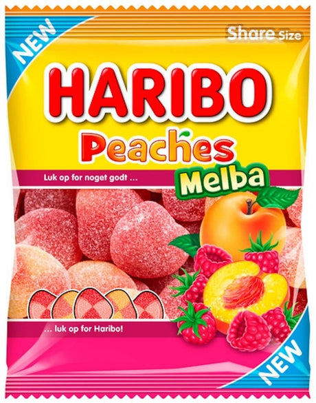Haribo Peaches Melba 120g, 16-Pack - Scandinavian Goods