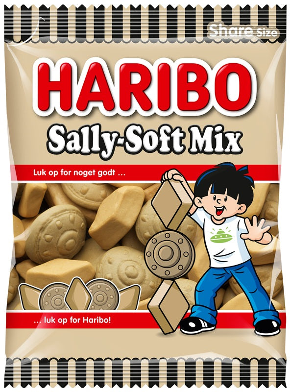 Haribo Sally Soft Mix 100g | Danish Licorice Candy