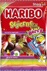 Haribo Stjerne Mix Berry 375g, 6-Pack - Scandinavian Goods