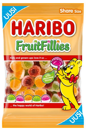 Haribo Fruit Fillies 250g, 12-Pack - Scandinavian Goods