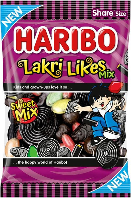 Haribo Lakri Likes Mix 250g, 14-Pack - Scandinavian Goods