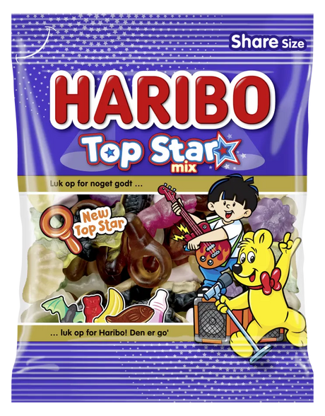 Haribo Top Star Mix 250g - Scandinavian Goods
