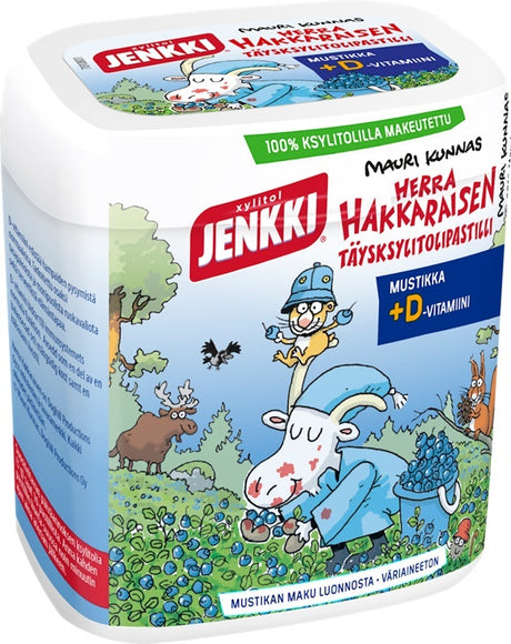 Herra Hakkaraisen Blueberry +D 45g, 12-Pack - Scandinavian Goods