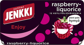 Jenkki Enjoy Raspberry-Licorice 18g - Scandinavian Goods