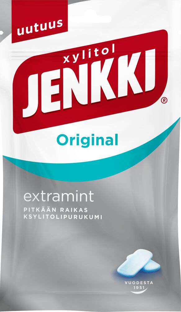 Jenkki Original Extra Mint 90g, 16-Pack - Scandinavian Goods