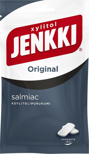 Jenkki Original Salmiac 100g, 16-Pack - Scandinavian Goods