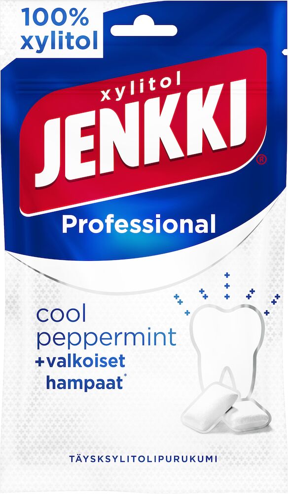 Jenkki Professional Cool Peppermint 80g, 16-Pack - Scandinavian Goods