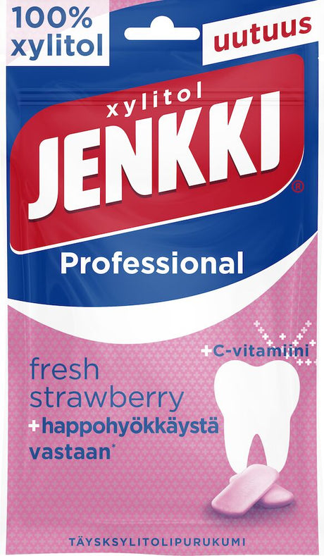 Jenkki Professional Fresh Strawberry 90g, 16-Pack - Scandinavian Goods